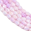 Anti-Tarnish Electroplate Glass Beads Strands GLAA-T025-13A-05-4