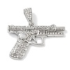 Alloy Rhinestone Pendants ALRI-S001-14A-P-1