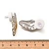 304 Stainless Steel Two Tone Stud Earrings EJEW-G422-04GP-01-3