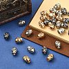 30Pcs 3 Colors Alloy European Beads FIND-YW0011-67-4