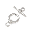 Brass Toggle Clasps KK-CBAFC6C-07H-P-3