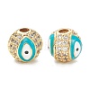 Brass Micro Pave Cubic Zirconia Charms ZIRC-A019-16G-A03-1