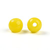 Opaque Solid Color Glass Beads X1-GLAA-N007-4mm-A09-2