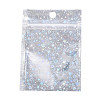 Glitter Holographic Star Plastic Packaging Yin-yang Resealable Bags OPP-N002-02I-1