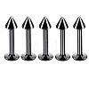 304 Stainless Steel Cone Threadless Labrets for Women Men WG9B6EB-21-1