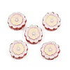 Printed Cinnabar Beads CARL-A001-01D-1