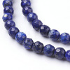 Natural Dyed Lapis Lazuli Beads Strands X-G-G059-6mm-3