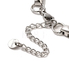 Non-Tarnish 304 Stainless Steel Rectangle Link Chain Bracelets BJEW-Q776-04P-4