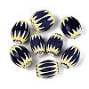 Handmade Millefiori Glass Barrel Beads LA-N002-32B-1