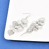 Brass Dangle Earrings EJEW-B157-02A-P-3