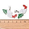 304 Stainless Steel & Enamel Pendants SA-CBA6ECE-01B-P-2