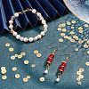 200Pcs 2 Styles Brass Spacer Beads KK-SC0002-95-5