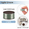 Nylon Beading Thread NWIR-WH0005-10U-2