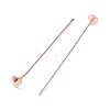 Rack Plating Brass Head pins KK-M265-03RG-2