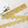 10 Yards Sparkle Polyamide Wavy Flower Lace Trim OCOR-WH20022-023A-7
