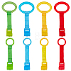 SUPERFINDINGS 8Pcs 8 Style Plastic Play Bed Pull Ring AJEW-FH0001-94-1