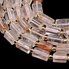 Natural Hematoid Quartz/Ferruginous Quartz Beads Strands GG-CBA5B6F-E02-01-3