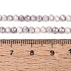 Anti-Tarnish Electroplate Rondelle Glass Beads Strands EGLA-T021-3mm-17-01-4