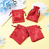 10Pcs Brocade Good Luck Fortune Drawstring Gift Blessing Bags PAAG-TADJ0001-01G-4