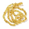 Spray Painted Transparent Glass Beads Strands GLAA-P060-01A-13-2