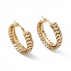 Vacuum Plating 201 Stainless Steel Hoop Earrings for Women EJEW-B016-32G-1