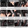 SUPERFINDINGS Genuine Leather Steering Wheel Cover AJEW-FH0001-95-3