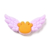 Wing Food Grade Eco-Friendly Silicone Focal Beads SIL-C004-01C-1