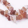 Natural Carnelian Stone Bead Strands X-G-R192-10-3