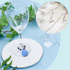 100Pcs Transparent Acrylic Pendants OACR-SC0002-99A-7