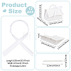 Wedding Paper Candy Gift Packaging Boxes with Polyester Ribbon and PVC Bead Chain CON-WH0089-68-2