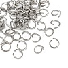 304 Stainless Steel Open Jump Rings STAS-P392-01P-1
