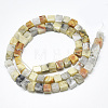 Natural Crazy Lace Agate Beads Strands X-G-S357-G27-1