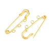 Iron Safety Pins Brooch Findings IFIN-Z005-02G-01-2