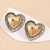 Alloy Stud Earrings for Women WG25DEF-01-3