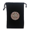 Velvet Tarot Cards Storage Drawstring Bags PW-WGD1949-09-1