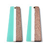 Resin & Walnut Wood Pendants RESI-S389-073A-A03-2