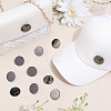 16Pcs Alloy Blank Flat Round Label Tags FIND-PH0062-03B-4