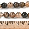 Natural Herkimer Diamond Beads Strands G-Z115-C01-12mm-5