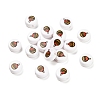 Christmas Theme Printed Opauqe Acrylic Beads OACR-R004-01H-1