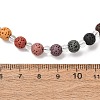 Chakra Natural Lava Rock Round Beaded Necklaces GG-CBA922D-05B-5