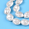 Transparent Spray Painted Glass Beads Strands GLAA-N001-35-4