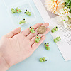 10Pcs Handmade Lampwork Beads LAMP-GO0001-17-3