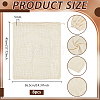 Cotton Mesh Drawstring Bags ABAG-WH0063-133A-2