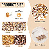 480Pcs 4 Colors Picasso Glass Seed Beads SEED-TA0001-07A-4