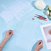 6Pcs 2 Styles PE Canvas Sheets DIY-CY0004-01-3
