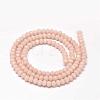 Faceted Rondelle Glass Beads Strands X-GLAA-I033-4mm-23-2