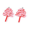 Handmade Polymer Clay Pendants CLAY-N013-32A-01-2