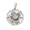 304 Stainless Steel Pendants LS-STAS-Q349-01F-P-1
