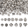  130Pcs 13 Styles Tibetan Style Alloy Beads FIND-TA0002-75-1