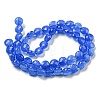 Natural Blue Agate Beads Strands G-NH0015-A01-01-3